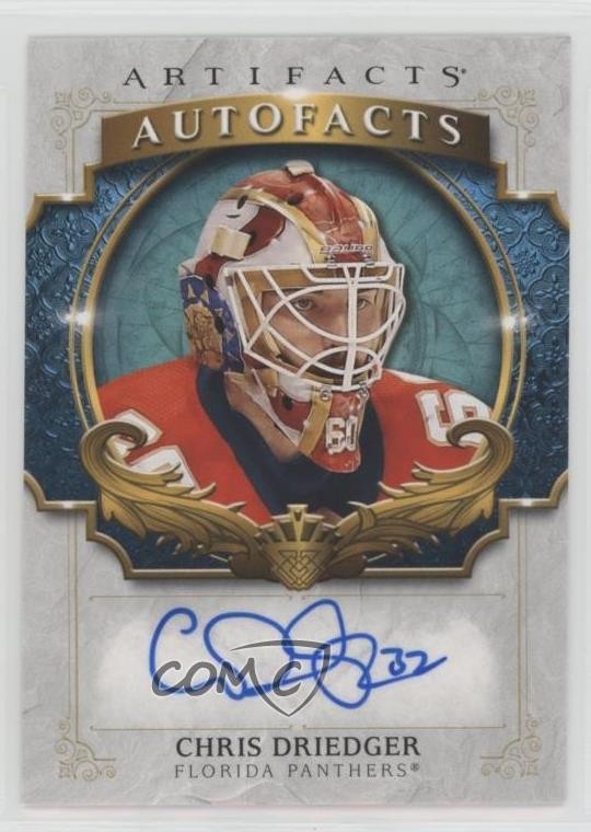 2020-21 Upper Deck Artifacts Facts Chris Driedger #A-CD Auto 05u8