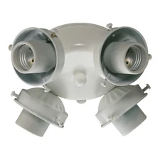 Quorum International 2401 White 4-Light Ceiling Fan Light Kit