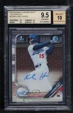 2019 Bowman Draft Chrome Pick Refractor Kody Hoese BGS 9.5 GEM MINT Auto ya6