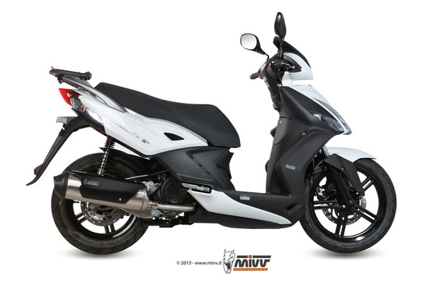 Auspuffterminal Mivv Urban Inox Kymco People S 200 2007 2008 2009-image