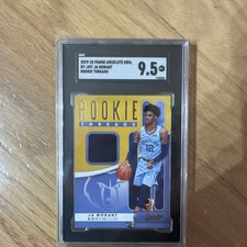 2019-20 Panini Absolute Memorabilia Rookie Threads Level 1 Ja Morant SGC 9.5