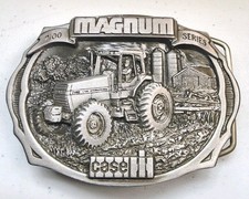 1987 Case IH Pewter Belt Buckle - 7100 Series Magnum - New - Other  BB-11