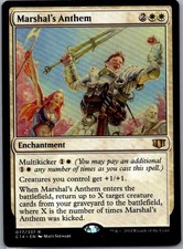 #77 Marshal's Anthem MTG Commander 2014 Rare