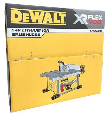 DeWalt DCS7485N-XJ tragbare Akku-Tischkreissäge Solo 54V FLEXVOLT