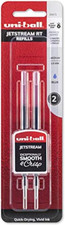 Uniball Jetstream RT Ballpoint Pen Refills, Medium Point 1.0Mm , Blue, 2 Pack