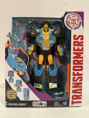 NEW Clash of the Transformers 3-Step Changers Bumblebee Toys R Us
