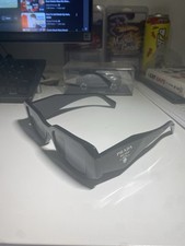 Prada PR17WS 1AB5S049 Women's Sunglasses 49 mm Black / Dark Grey Lens