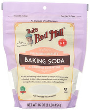 Bob's Red Mill Baking Soda, 16oz Pack of 1 - Non GMO, Gluten Free, Vegan, Pale