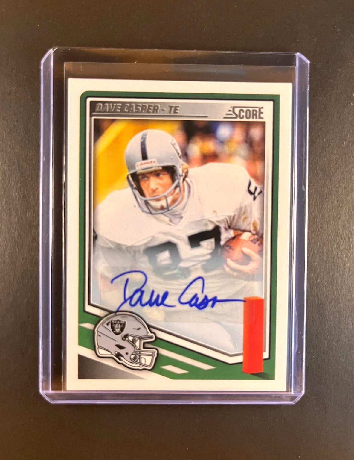 2025 Panini Score Dave Casper Auto #83 Raiders