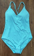M&S Plunge V-Neck Swimsuit UK 16/22/24 LONG
