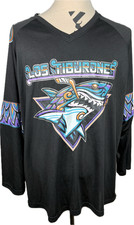 San Jose Sharks Los Tiburones Black Hockey Jersey - Mens XL SGA Heritage Night