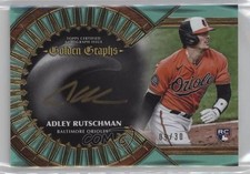 2023 Topps Five Star Golden Graphs Aqua 9/30 Adley Rutschman #GG-AR Auto 0t2