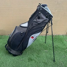 Rare Michelob Ultra Amber Datrek Golf Bag Lightweight 7 Way Stand - Black Gray