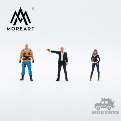 TIME MICRO MoreArt 1:64 Fast & Furious figures set B