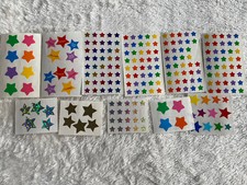 Mrs. Grossman's Sticker Lot Stars Vintage 80s 90s Mini Foil 11 Mods Sheets