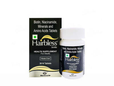 Mankind Pharma Hairbless 30 Table for hair growth