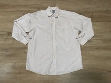 TOMMY HILFIGER Ithaca Shirt Men's Sz XL 17 32 Plaid Long Button Up White Blue