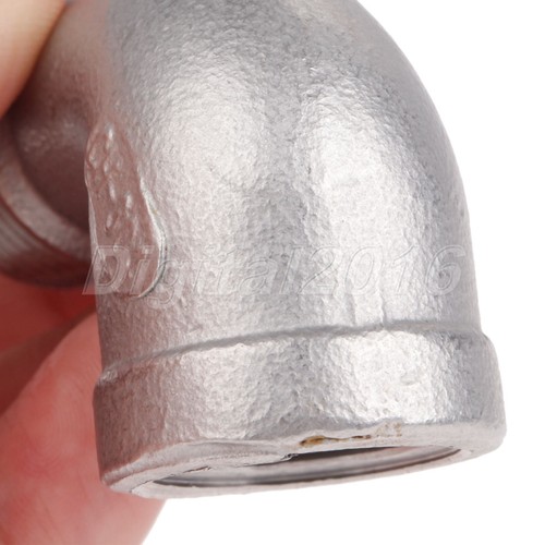 304 Stainless Steel 1/2" Female x Male street Elbow Pipe Fitting Threaded Fits - Picture 7 of 10