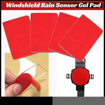 4Pcs Windshield Rain Light Sensor Gel Silicone Pad Sticker For BMW X5 E53 X3 F25