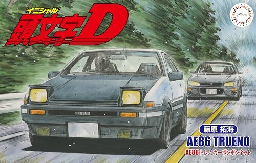Fujimi 1/24 Initial D Series No.19 AE86 Trueno Carbon Bonnet