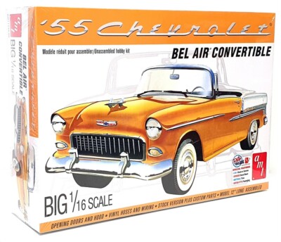 AMT Round 2 1/16 Scale AMT1134/06 - 1955 Chevrolet Bel Air Convertible