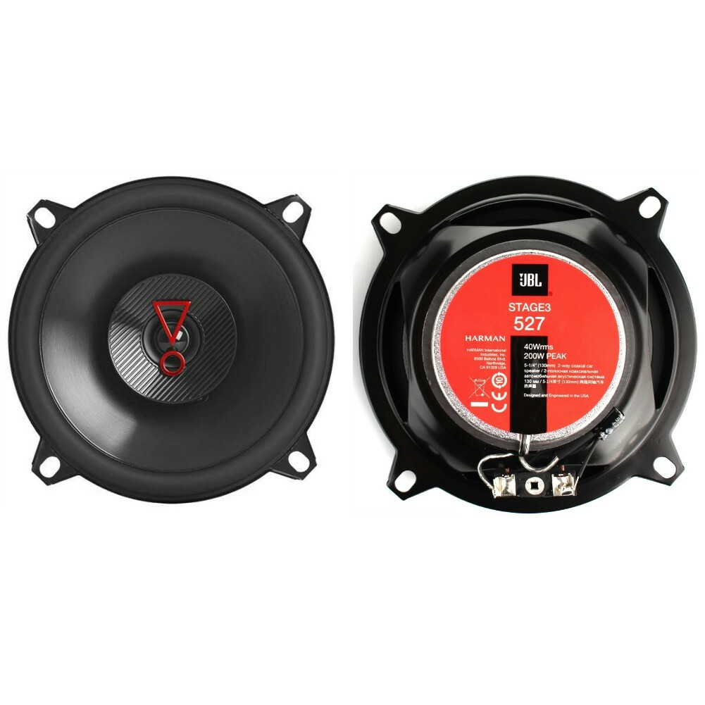 2 Altoparlanti Coassiali JBL STAGE3 527 Da 5.25'' - 40W RMS, 3 Ohm, Per Auto, Neri - Foto 3