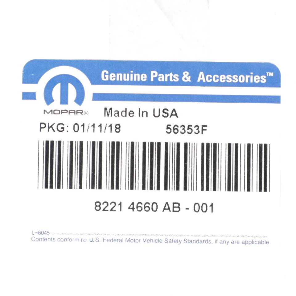 Kit de arranque remoto genuino Mopar 2016-2018 Dodge Durango 82215104AC Foto 3 de 3