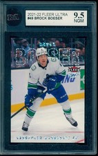 2021-22 Fleer Ultra #49 Brock Boeser KSA 9.5 NGM