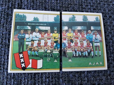 JOHAN CRUYFF PANINI FOOTBALL 1983 TEAM AJAX CRUIJFF SOCCER RARE DUTCH ISSUE 83