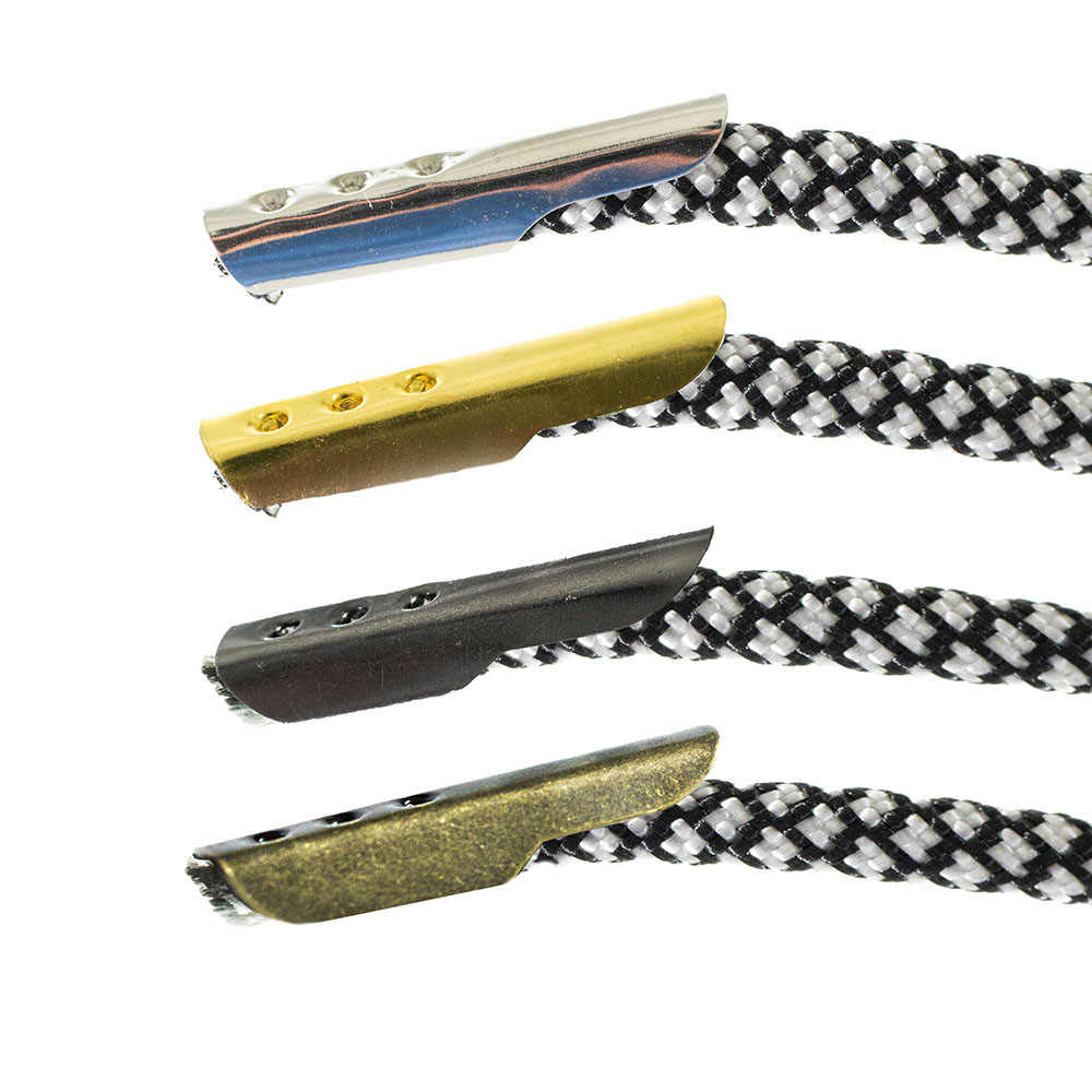 23mm Gold TBar Metal Aglet Cord End Clasp Shoelace Tip Zero