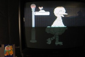 Nintendo Sesame Street Big Bird's Hide and Seek NES vintage video game cart 1990