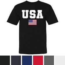 USA Flag T-Shirt Patriotic 4th of July Independence Day Made in USA Pride Tee