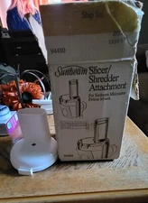 VINTAGE NOS SUNBEAM MIXMASTER DELUXE MIXER SLICER SHREDDER ATTACHMENT 94480 