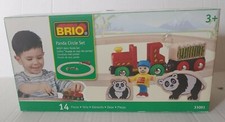 New BRIO Panda Circle Set 33001 Wooden Engine Railroad