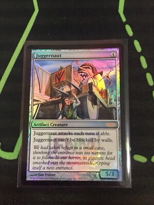 MTG Magic The Gathering Juggernaut Foil Promo FNM Artifact Commander 