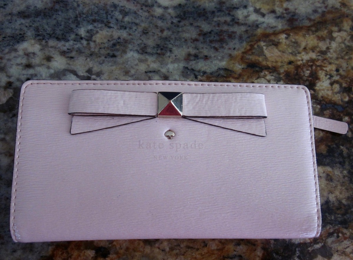 lady＊＊＊＊ 様 Kate Spade Beacon Court STACY Patent Leather Wallet Clutch PALE