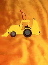 Bulldozer Personalized Christmas Ornament