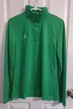 Nike Air Jordan Dri-Fit 1/4 Zip Women Small Long Sleeve Training Top DQ7917-377