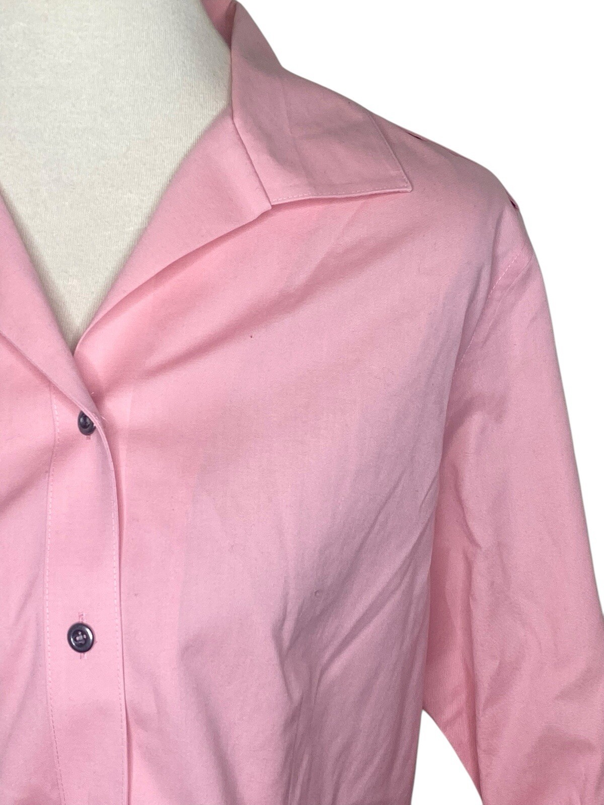 Chicos Light Pink Button Down Collared No-iron Sh… - image 2
