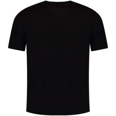 LOVE MOSCHINO HALF SHINY HALF MATT PEACE SYMBOL LOGO PRINT T SHIRT