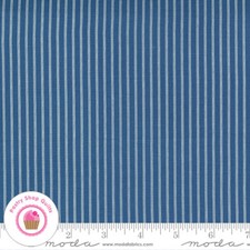 Moda NEWPORT 14937 15 Blue Stripe MINICK SIMPSON Quilt Fabric