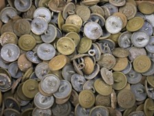 1x Stück Marine Uniform Knopf 21mm Tropen Kriegsmarine Knöpfe Uniformknöpfe