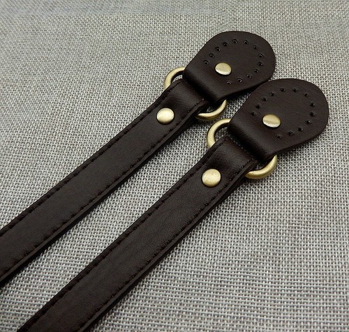 2Pcs DIY Leather Shoulder Handbag Replacement Purse Handle Bag Strap 60cm - Picture 10 of 13