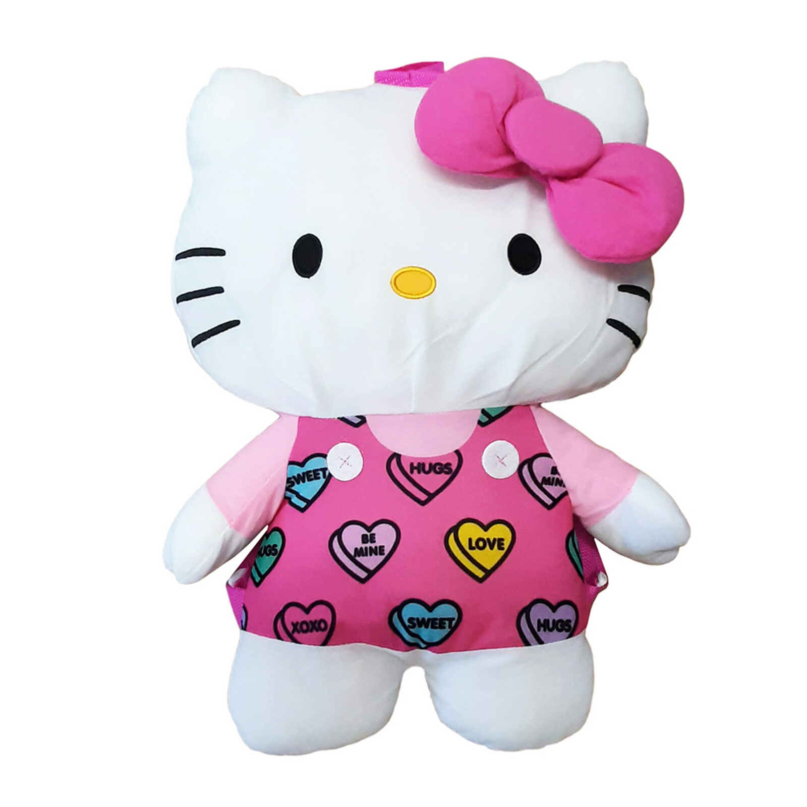 Hello Kitty and Friends 16 Inch Plush Backpack with Heart Box Soft Toy Doll Bag