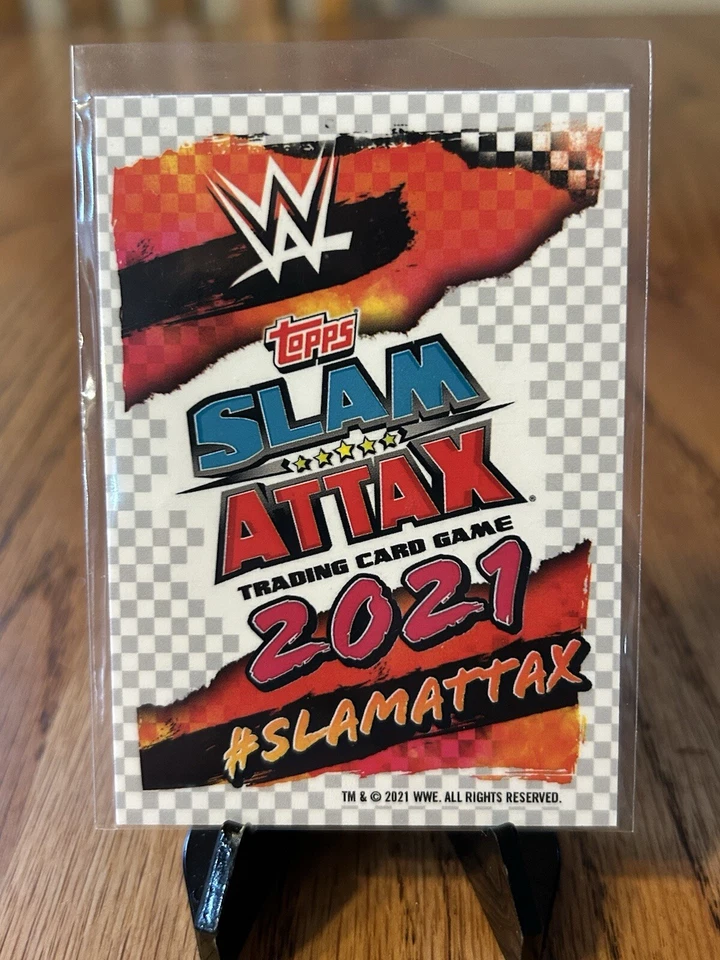 Sasha Banks 2021 Topps Slam Attax Chrome Booster #146 Backlash - Image 2 of 2