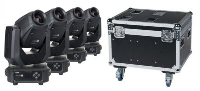 4x Showtec Phantom 65 Spot inkl. DAP-Audio Case