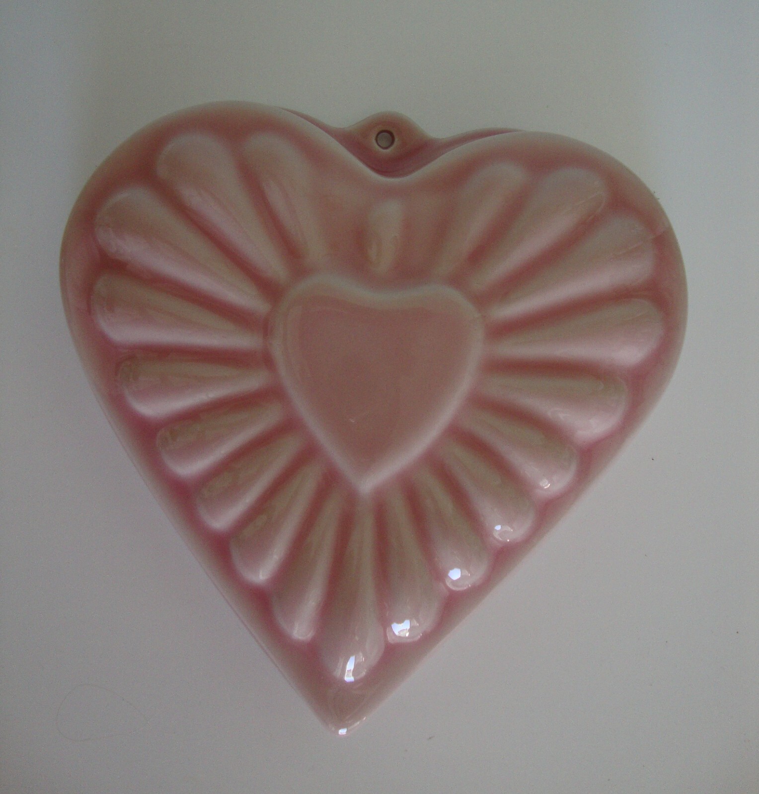 Chantal Ceramic Rose Pink HeartShaped Baking/Serving Dish (93HM17) eBay