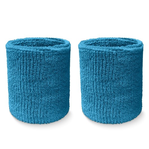 COUVER Premium Quality 4" or 2.5" Tall Wrist Sweatband (1Pair) - Picture 15 of 189