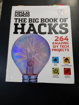 BOOKS | Popular Science: The Big Book Of Hacks | 264 DIY projects Non ...