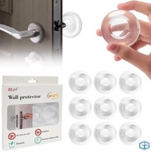 9 X PCS Soft Close Door Stoppers Wall Protector, Shock Absorbent Gel Door Stops